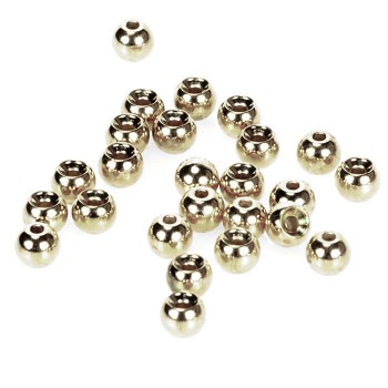 IMPORT hobby-g - Hlavičky stříbrné - Beads Nickel 3,8 mm/100ks