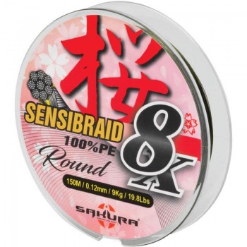 IMPORT hobby-g - Sakura splétaná šnůra Sensibraid 8X 150m|0,12mm/9kg