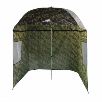 Bivaky, brolly, deštníky, přístřešky - GIANTS FISHING - Deštník Square Camo Umbrella 250cm
