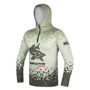 DELPHIN - Tričko s kapucí UV ARMOR 50+ Predator