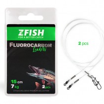 ZFISH - Fluorocarbonové lanko Fluorocarbon Leader 2ks