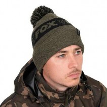 FOX - Zimní čepice Collection Bobble Green Black