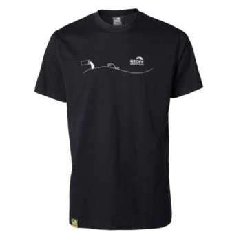 GEOFF ANDERSON - Tričko Organic Tee pollution black