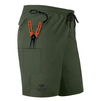GIANTS FISHING - Kraťasy Shorts Quick Dry UV50+Dark Green