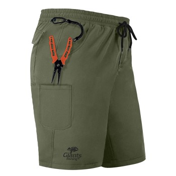 GIANTS FISHING - Kraťasy Shorts Quick Dry UV50+Olive Green