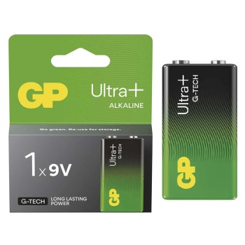 GP BATTERIES - Alkalická baterie GP Ultra Plus 9V (6LR61) 1 ks