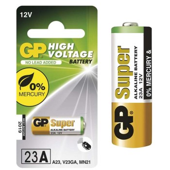 GP BATTERIES - Alkalická speciální baterie GP 23AF (MN21, V23GA) 12 V 1 ks