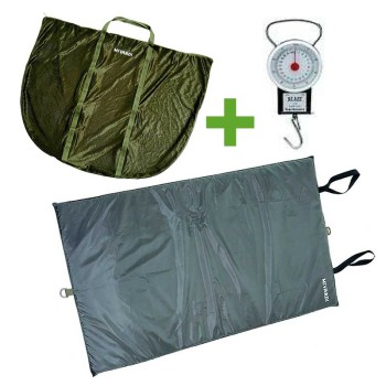 MIVARDI - Podložka pod kapry + váha + vážicí síťka - výhodný set