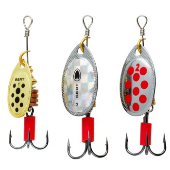 SERT - Sada rotačních třpytek Tournantes Spoony Special Perche 3ks