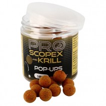 STARBAITS - Plovoucí Pop-up Boilies Pro Scopex & Krill 80g