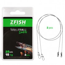 ZFISH - Wolframové lanko Wolfram Leader 2ks