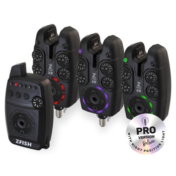 ZFISH - Sada Hlásičů Bite Alarm Set Zx8 3+1