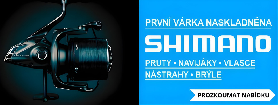 Shimano v naší nabídce - Ráj rybářů.cz